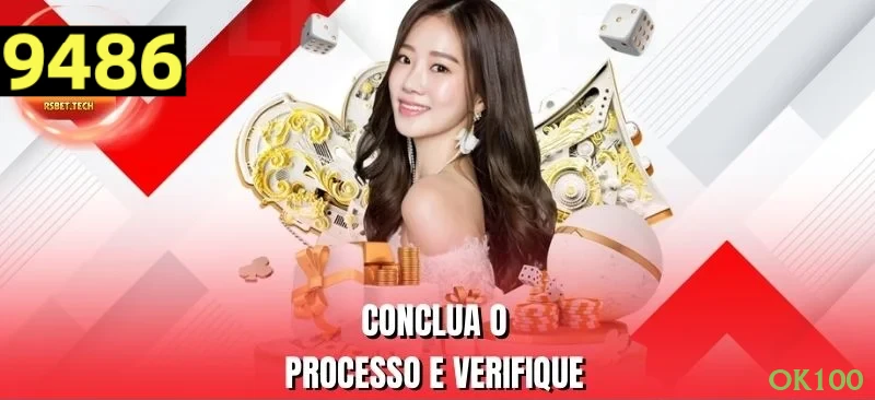 Imagem promocional da ok100 mostrando a plataforma e suas vantagens